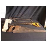 3 Vtg Hand Saws