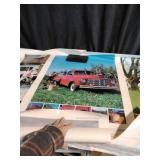 Vtg Car Posters