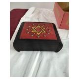 Vtg Star of David Trinket Box