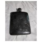 Vintage Hammered Silverplate Flask