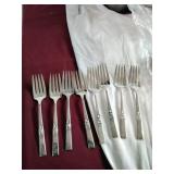 1948 Oneida Community Dessert Forks (8)
