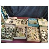 4 Vintage picture Puzzles