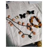 Jade / turqouise  necklace and bracelet