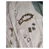 Necklace, bracelet, rings and more