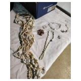 A shell plant hanger,and jewelry