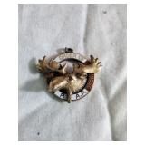Order of the Moose Enameled Pendant