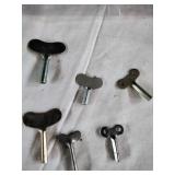 Small Miscellaneous Clock Keys