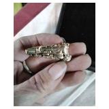 Pioneer Locomotive Tie Clasp