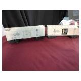 Pair of Vtg Lionel Refrigerated Milk Cars