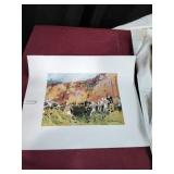 LeRoy Neiman 'The Fighting Irish of Notre Dame'