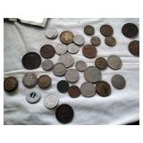 Vtg Foreign Coins