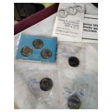 First Year All Mint Set Susan B Anthony Dollars