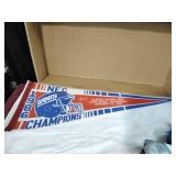 Vtg 1986 Giants NFC Champions Pennant