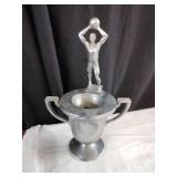 Vtg Metal Trophy/Ashtray