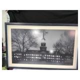 Framed Night Photo McMicken College Hall UC