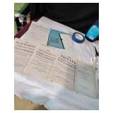 Booklets on life in 18th Century Williamsburg