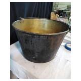 Vtg Brass Bucket