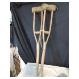 Antique Child's Crutches