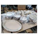 Vtg Lenox Windsong Platinum Dinner Set 62pcs.