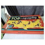 Vtg Top-Ography Board Game