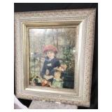 Framed Renoir Lithograph 'Two Sisters'