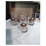 Set of 4 Vtg BC Comic Grog Glasses
