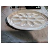 Vtg Pfaltzgraff Stoneware Egg Plate
