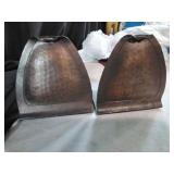 Vtg Craftsman Studios Copper Bookends