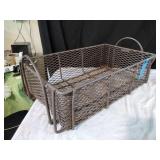 Vtg Heavy Duty Metal Mesh Crate