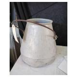 WearEver Primitive Aluminum Milk Bucket