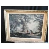Framed Print on Board 'Road to Emmaus'