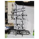 Budlight Neon Sign. Spuds