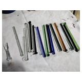 Vtg Glass Swizzle Sticks