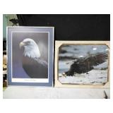 Pair of American Bald Eagle Prints