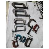 Assortment of C-Clamps