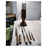 Flint Kitchen Knife Block