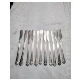 1847 Roger's 'Her Majesty' Butter Knives (11)