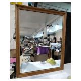 Wood Framed Wall Mirror