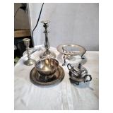 Silverplated Candleholders and more