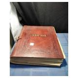 Scrapbook with Vtg Greetings Cards