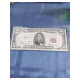 1963 United States $5. Note