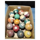 Antique Pool Balls
