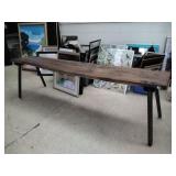 Primitive Wood Slab Table