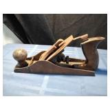 Antique Cast Iron Wood Plane with Wood Handles