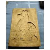 Wood Dutch Cookie Mold, Camel