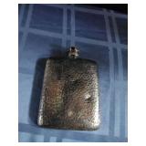 Hammered Silverplate Flask