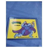 1989 Topps TMNT Sticker Card Shredder