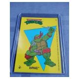 1989 Topps TMNT Sticker Card Raphael