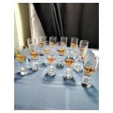 Hard Rock Cafe 4-Inch Cordial Glasses (14)