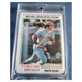 1978 Topps Pete Rose Record Breaker Card